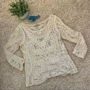 Express Boho Lace Top
